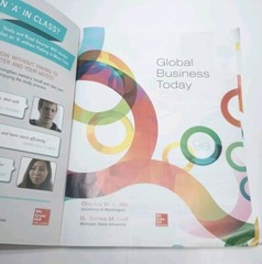 9th Edition – Global Business Today – Paperback G. Tomas M., Hill, Charles W. L.