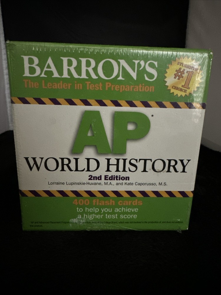 Barron’s Test Prep Ser.: AP World History Flash Cards by Kate Caporusso and…