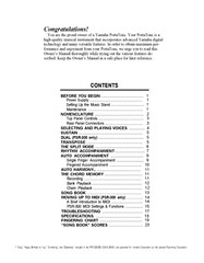 Yamaha PSR-200 PSR-300 Instruction Manual: 29 Pages & Protective Covers!