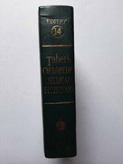 Taber’s Cyclopedic Medical Dictionary, F.A. Davis Co., 14th Edition HC
