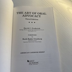 American Casebook Ser.: Art of Oral Advocacy by David C. Frederick (2006, Trade