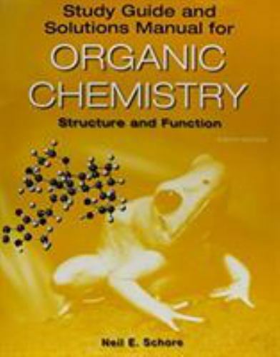 Study Guide/Solutions Manual for Organic Chemistry (2018, Trade Paperback)