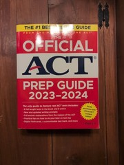 Official ACT Prep Guide 2023-2024 Wiley Latest Edition Real Tests Book Fast Ship