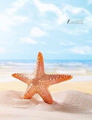 SKETCH BOOK: BEACH COVER (8.5 X 11) INCHES 110 PAGES, By Char Story *BRAND NEW*