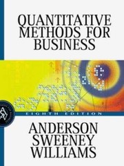 Quantitative Methods for Business – Hardcover, by Anderson David R.; – Very Good