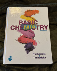 Basic Chemistry 6th Edition Timberlake & Timberlake Pearson Paperback 2019