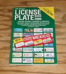 The Official License Plate 2000 Book USA Canada Mexico Thomson Murray