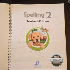 BJU Press Spelling 2 Teacher’s Edition 2nd Edition Spiral CD-ROM Included