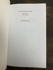 Deuteronomy by R. E. Clements (1989, Uk-Trade Paper)