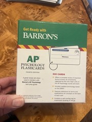 Barron’s Ap Prep Ser.: AP Psychology Flashcards by Robert McEntarffer and…