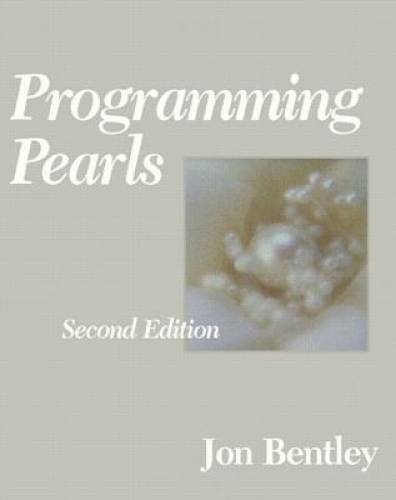 Programming Pearls (2nd Edition) – Paperback By Bentley, Jon – GOOD