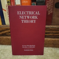 ELECTRICAL NETWORK THEORY By Norman Balabanian & Theodore A. Bickart – HC Ex-Lib