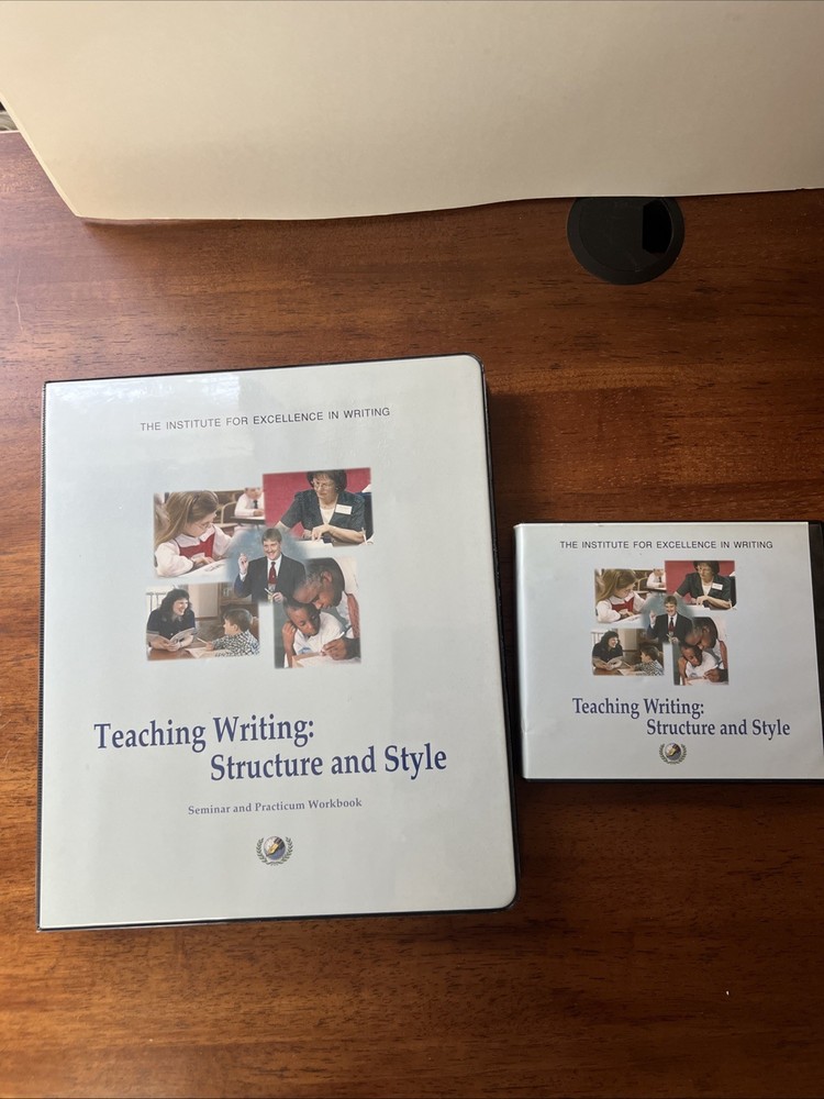 IEW-Teaching Writing: Structure and Style Workbook Binder /DVD Set + Am. History