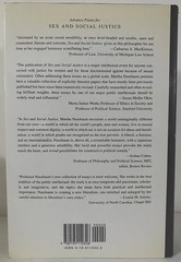 Sex and Social Justice [First Edition, First Printing]