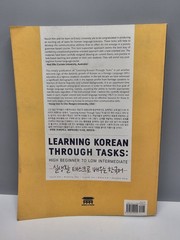 Learning Korean Through Tasks High Beginner to Low Intermediate 실생활 태스크로 배우는 한국어