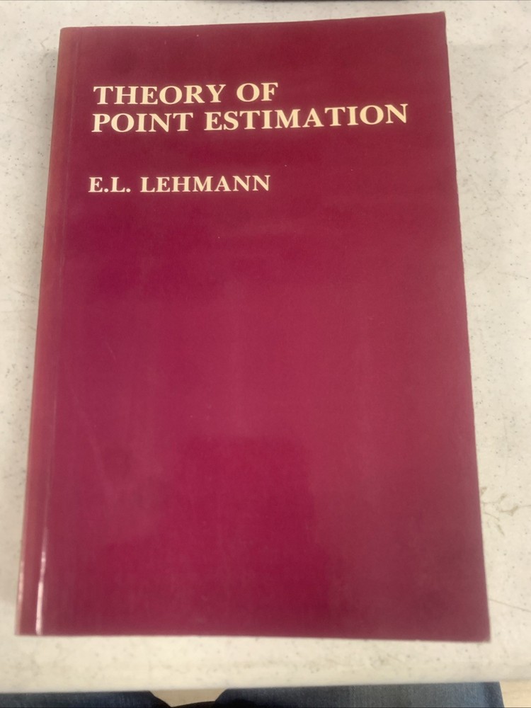 Theory Of Point Estimation Paperback 1983 Lehmann