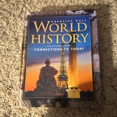 Pearson Education World History Connections to Today Ellis Hardcover Textbook