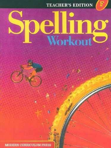 Spelling Workout: Level F, – Paperback, by Phillip K. Trocki – Very Good j
