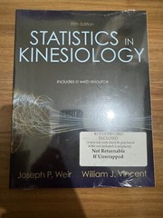 Statistics in Kinesiology by William J. Vincent, Joseph P. Weir (Paperback,…