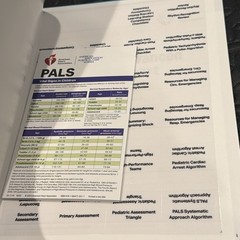 NEW!! 2025 PALS Pediatric Advanced Life Support Provider Manual- American Heart
