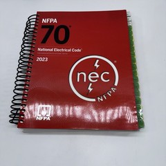 NEW NFPA 70, National Electrical Code 2023 Spiralbound Book Pretabbed Tabs