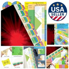 Durable & Waterproof NEC 2020 Index Tabs, 140 PCS Color-Coded for Easy Reference