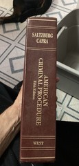 West Publishing American Criminal Procedure American Casebook Ser Saltzburg 1996