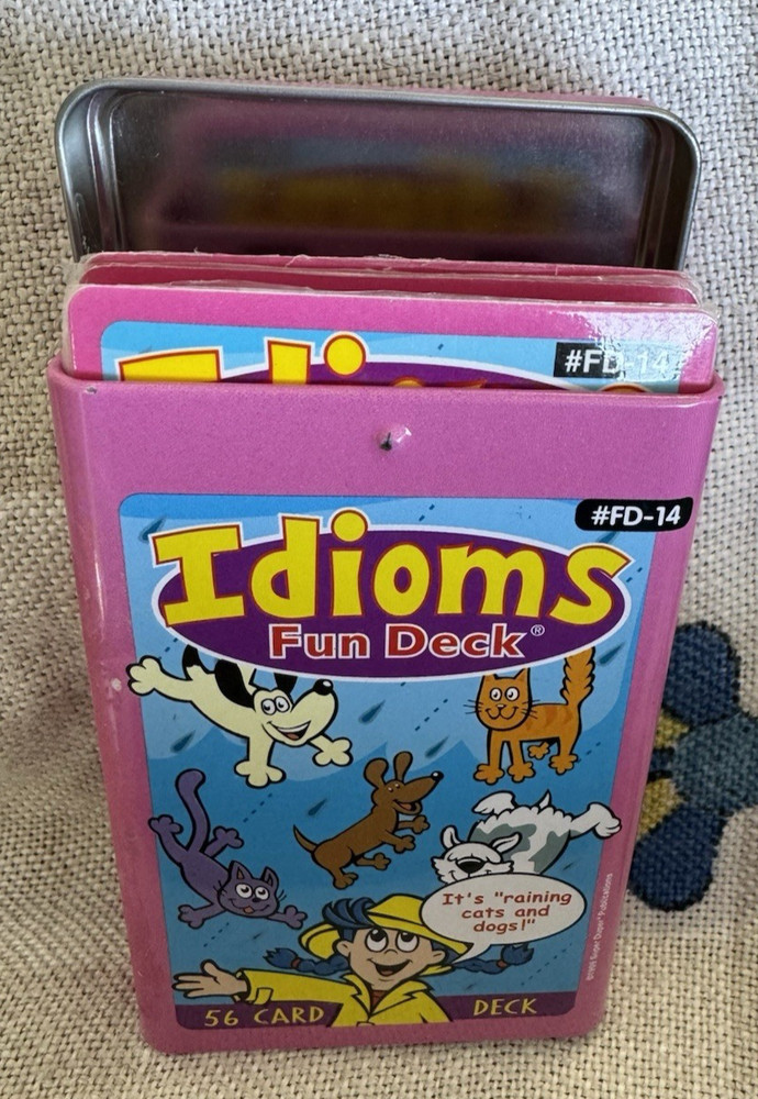 Super Duper Idioms Fun Deck Cards FD14 Complete Set Grades 2-6 VG Pre-Owned