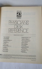 Physicians Desk Reference PDR 43 Edition 1989 Book Hardcover