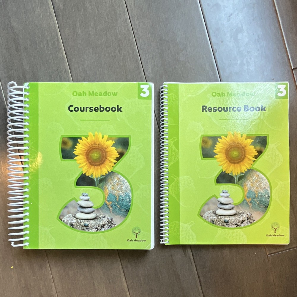 Oak Meadow Grade 3 Coursebook & Resource Book Set (2020) Spiral Bound