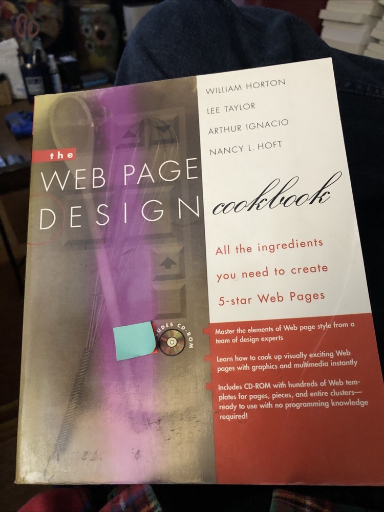 The Web-page Design Cookbook: All the I… by Hoft, Nancy L. W/O CD