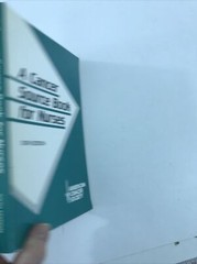A Cancer Source Book For Nurses – American Cancer Society (Paperback, 1991)
