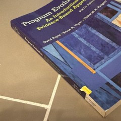 Program Evaluation: An Introduction to an Evidence-Based Approach 6th Edition