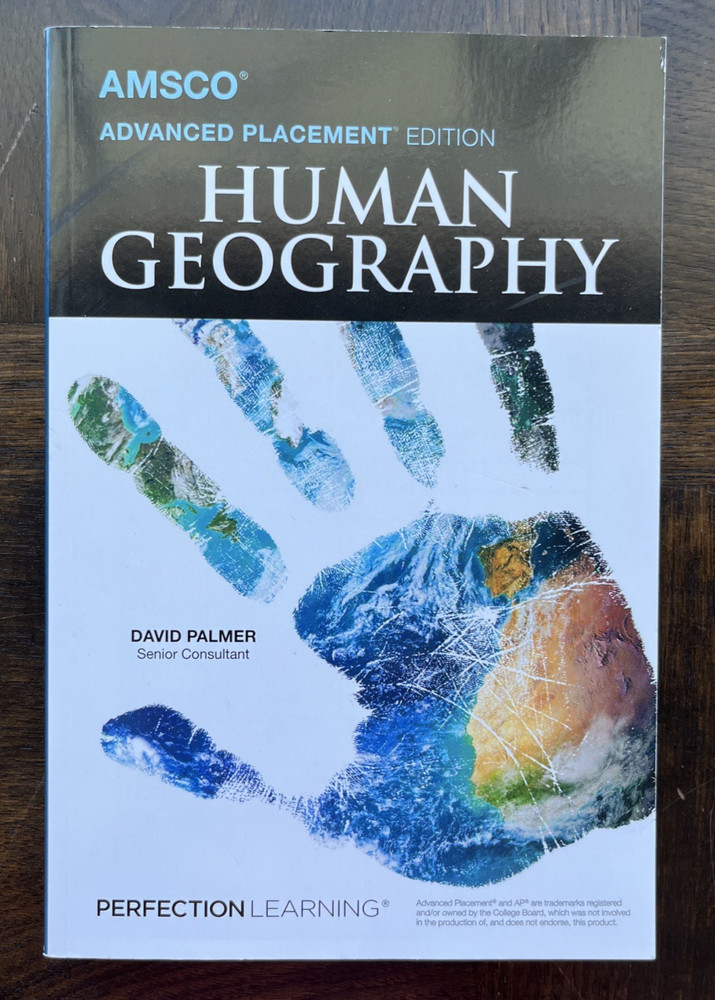 Advanced Placement (AP) Human Geography – c. 2022 AMSCO Publication – Unused A+