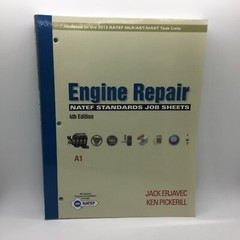 Natef Standards Job Sheets Engine Repair (A1), Paperback Erjavec Free Ship New