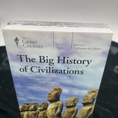The Great Courses The Big History of Civilizations DVD 6 Disc Set & Guidebook
