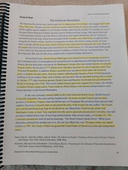 IEW Advanced U.S. History-Based Writing Lessons Student Book By Lori Verstegen