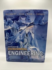 Introduction to Environmental Engineering 5th Edition by Davis (Hardcover, 2013)