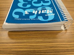 Saxon Math 3: An Incremental Development, – Spiral-bound, by Larson Nancy – Good