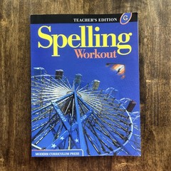 SPELLING WORKOUT LEVEL G TEACHERS EDITION Modern Curriculum Press Nice!