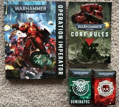 40k Armageddon Lore + Rules Book, Decks Cards Launch Box 11th Free Shipping!!
