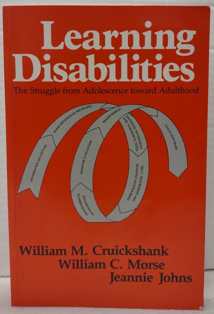 LEARNING DISABILITES by William M. Cruickshank (1980, Pb) * FREE SHIPPING *
