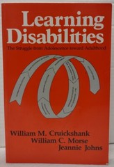 LEARNING DISABILITES by William M. Cruickshank (1980, Pb) * FREE SHIPPING *