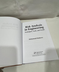 Risk Analysis In Engineering : Techniques, Tools, And Trends, HD Modarres