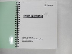 Chevron, Safety in Designs, 1996, Workplace Safety Manual, Ringbound