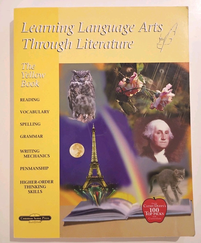 Learning Language Arts Through Literature Yellow Book Homeschool Curriculum Good