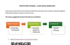 🎓 Microsoft Excel Micro Course – Master 16 Essential Shortcuts (Digital)