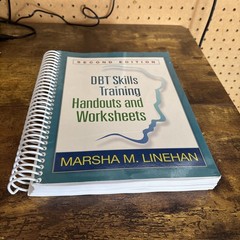 DBT Skills Training Handouts and Worksheets by Marsha M. Linehan (2014, Trade…