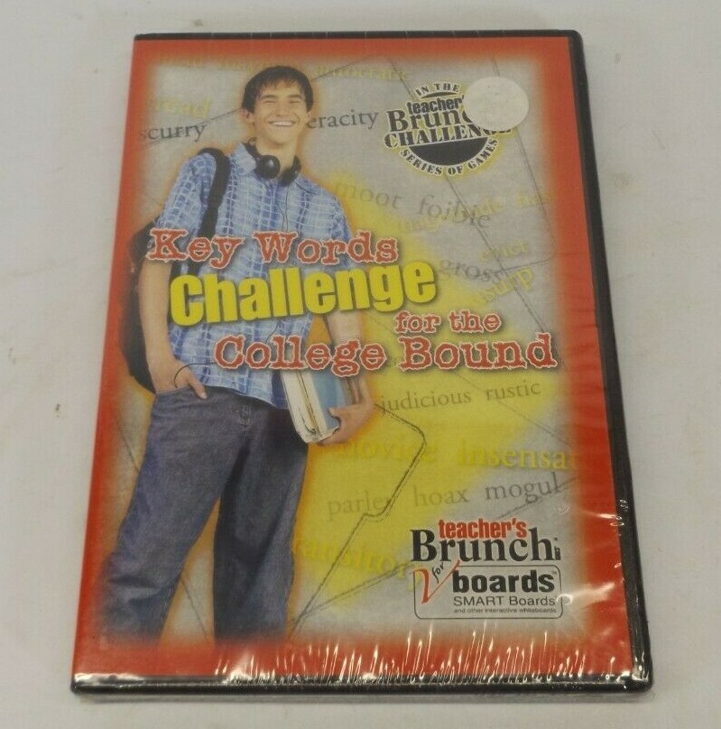 CD-ROM for Mac/PC – Key Words Challenge for the College Bound – NEW – Sealed