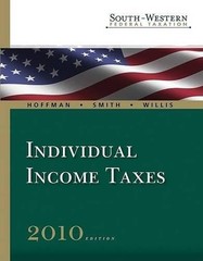 South-Western Federal Taxation 2010: Individual Income Taxes (…